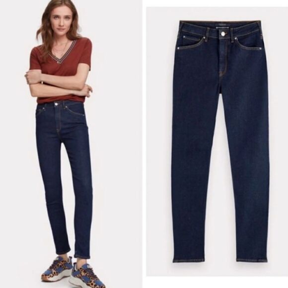 SCOTCH & SODA | Knot My Problem Hi-Rise Skinny Jeans (26) - Picture 1 of 5